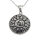 Round Pendant with Crescent Moon and Zodiac Signs