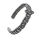 Stainless steel Bangle - Fenrir with Runes