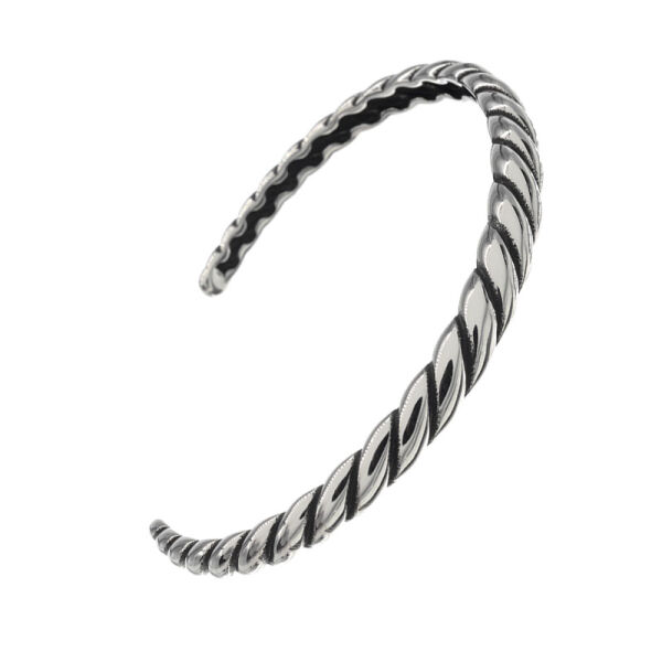 Stainless steel Bangle - Cord