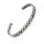 Stainless steel Bangle - Braided Rope