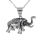 Stainless steel pendant - Indian elephant Steel