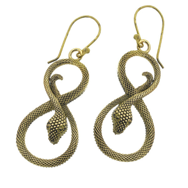 Bronze earrings - Snake “Viper”