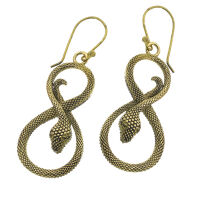 Bronze earrings - Snake “Viper”