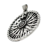Stainless Steel Pendant - Lily Compass Smal