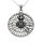 Stainless Steel Pendant - Lily Compass Smal