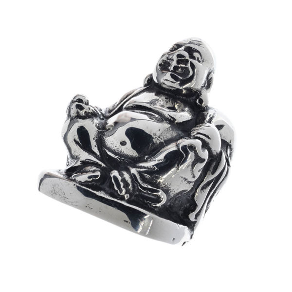 Edelstahlanhänger - Buddha