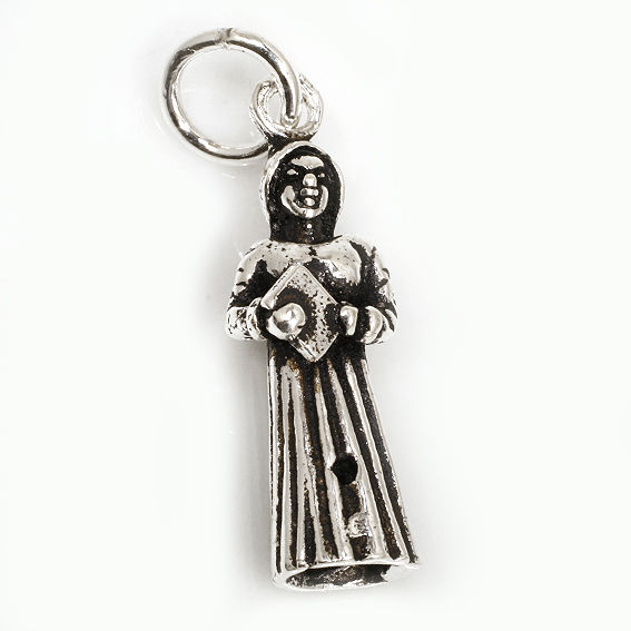 925 Sterling Silberanhänger - Nonne "Hildegunde"