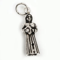 925 Sterling Silberanhänger - Nonne...