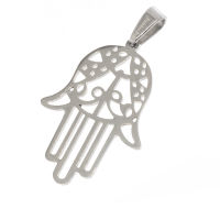 Stainless steel pendant - Hand of Fatima
