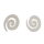 Ohrhänger 925er Sterling Silber- Spirale