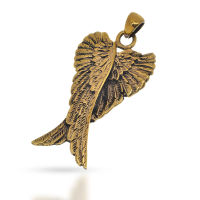 Bronzeanhänger - Doppelflügel (groß)