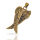 Bronze Pendant – Large Double Wings with Crossed Tips