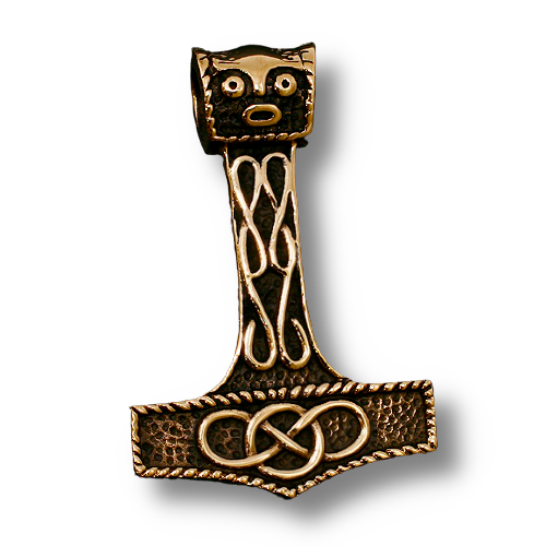 Bronzeanhänger Thors Hammer