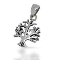 Mini Tree of Life Pendant with Free Outline in 925...