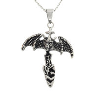 Stainless steel pendant - Bat