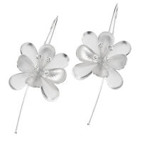 925 Sterling Silberohrringe - Lotus