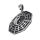 Yin & Yang / Eight Trigrams Steel-flat-37 mm