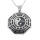 Yin & Yang / Acht Trigramme Stahl-verziert-37 mm