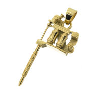 Stainless steel pendant - Tattoo Machine