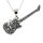 Stainless steel pendant- E-Guitar "Jolly Roger"