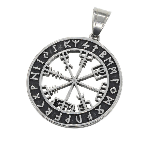 Stainless Steel Pendant - Compass “Vegvisir” B-Grade
