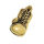 Stainless steel pendant - Boxig Glove long Lacing  PVD-Gold