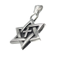 Stainless steel pendant - Star of David