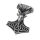 Stainless steel Pendal - Thor’s Hammer with Goat Head