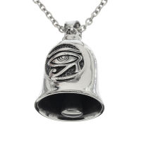 Stainless Steel Pendal- Bell with Eye of Ra