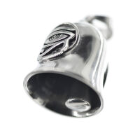 Stainless Steel Pendal- Bell with Eye of Ra