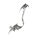 Stainless steel Earring - Bat Wings