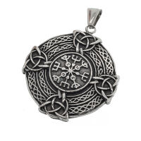 Edelstahlanhänger - Vegvisir "Salmok"