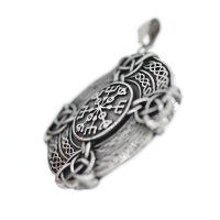 Edelstahlanhänger - Vegvisir "Salmok"