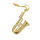 Stainless steel pendant - saxophone with mouthpiece PVD-Gold