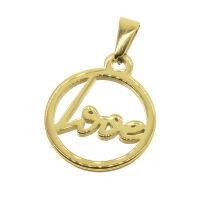 Stainless steel pendant - Love