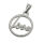 Stainless steel pendant - Love