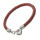 Lederarmband mit Edelstahlverschluß
