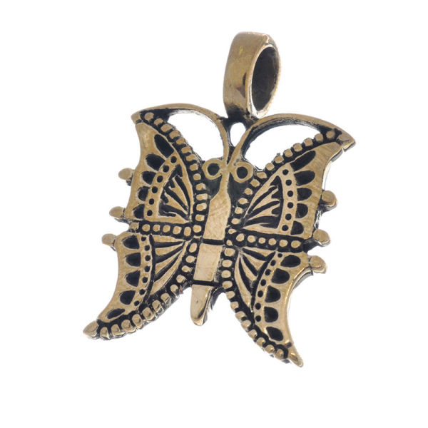Bronzeanhänger Schmetterling