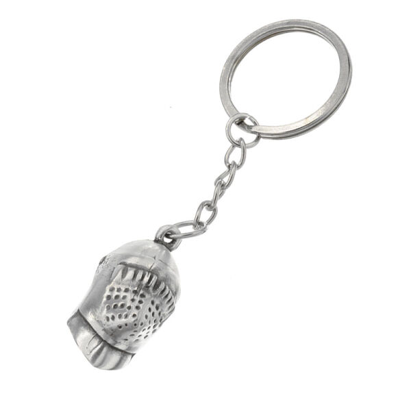 Keyring Pewter - Helmet "Hounskull"