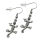 Pewter Earring - Gecko