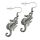 Pewter Earring - Seahorse