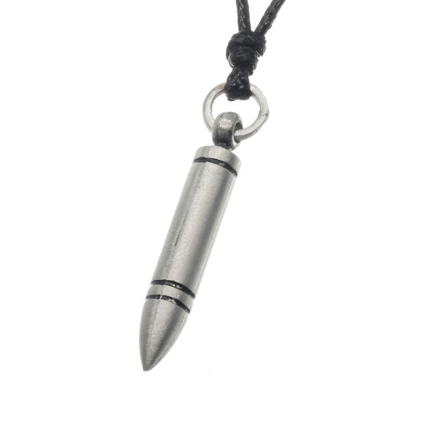 Pewter pendant - Bullet