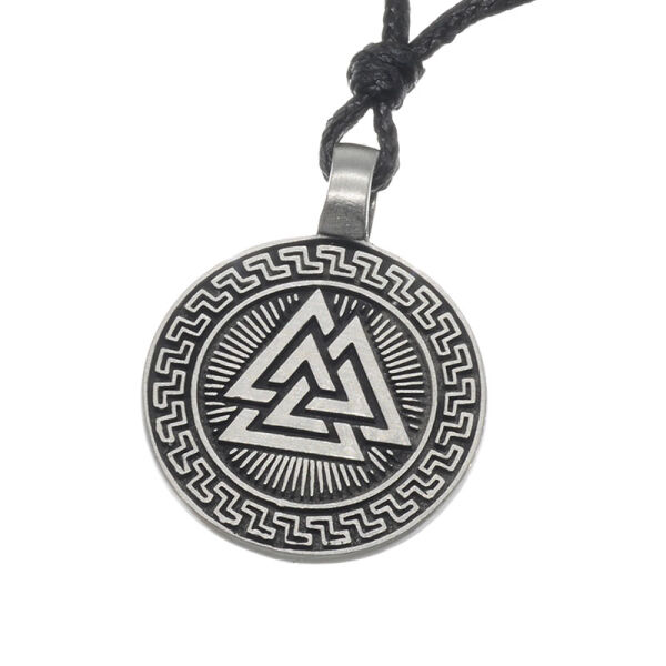 Pewter pendant - Valknut