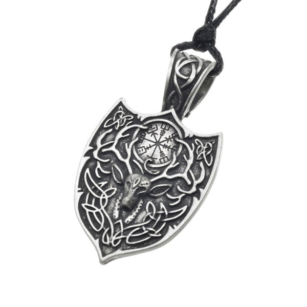 Pewter pendant - Eikthyrnir