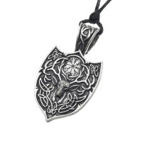 Pewter pendant - Eikthyrnir