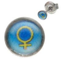 Edelstahlohrstecker - Zeichen Frau / feminin