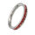 Edelstahlring - Cubik Zirkonia Rot-49 DE / 5 US