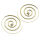 Bronze earrings - Spiral