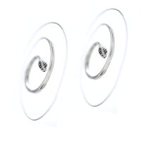 Bronze earrings - snake / spiral