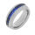 Stainless Steel Ring with Pure Colored Cubic Zirconia 52...